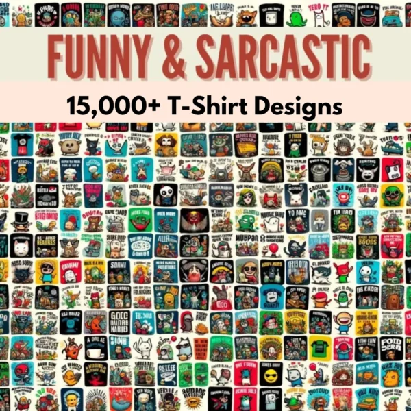 15,000+ T-Shirt Designs Bundle Sale – Limited Time Offer!
